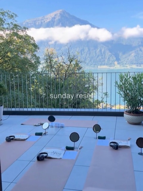 A morning dedicated to recharging, reconnecting and making space for yourself …